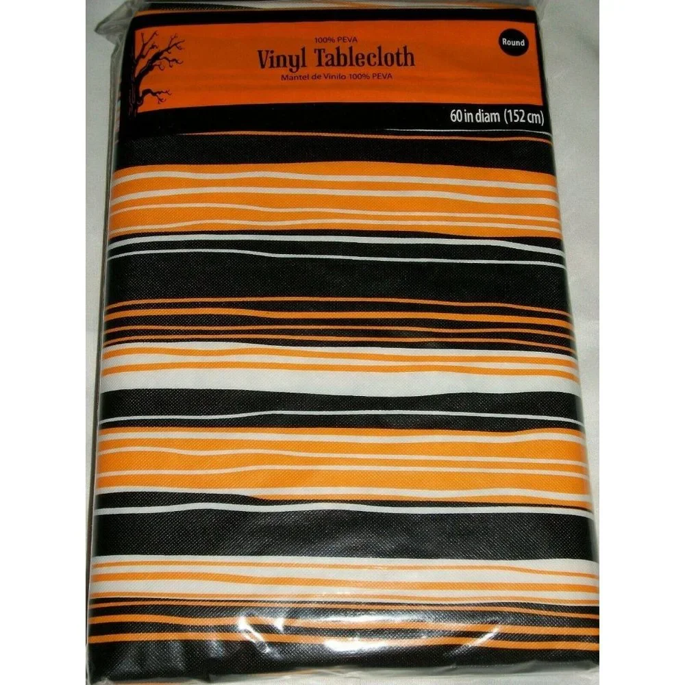 Halloween Haunting Stripe Orange Black Stripe 52